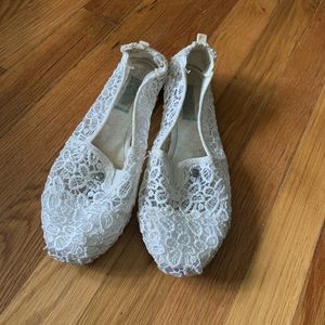 Slip-On Lace Shoes